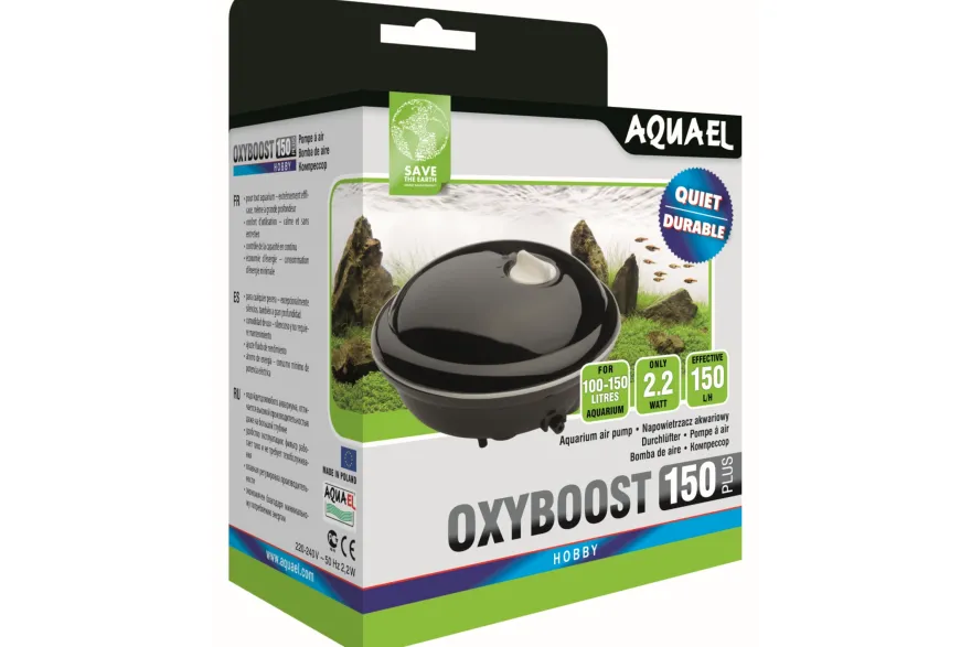 Aquael Oxyboost Luftpumpe APR-150 PLUS, Durchlüfter
