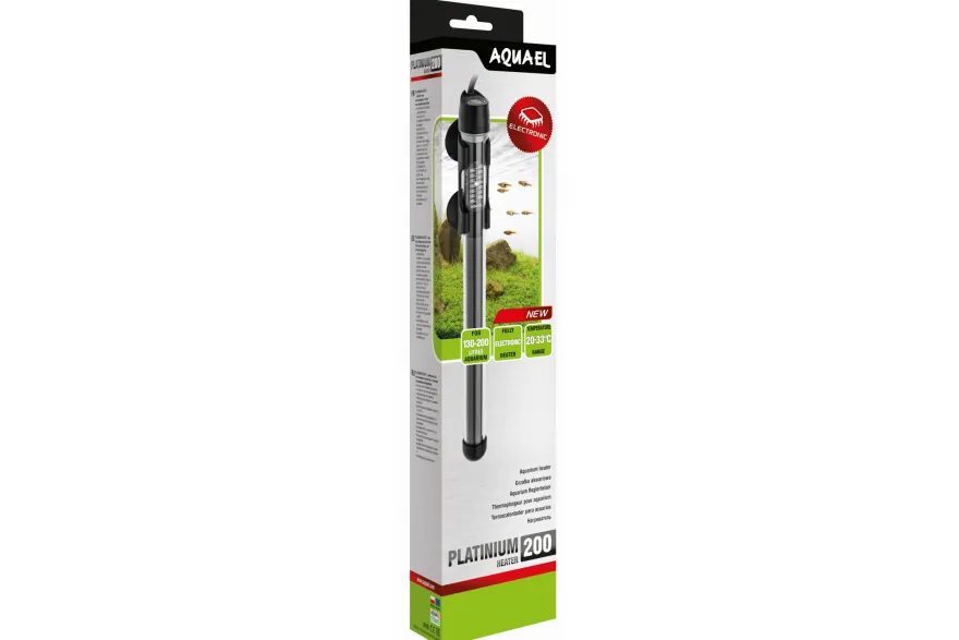 Aquael Platinium Heater, Glas-Heizstab, 200 W