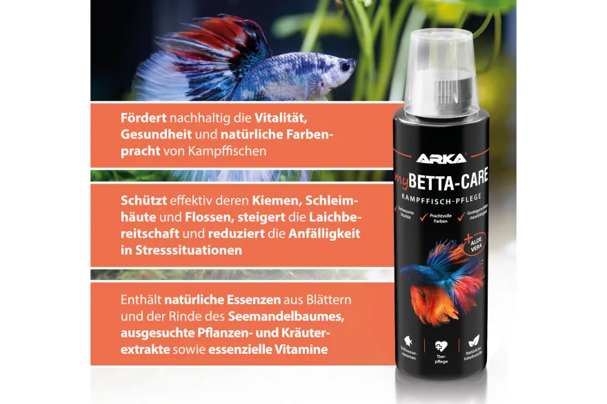 ARKA myBETTA‑CARE Kampffisch-Pflege, 118 ml