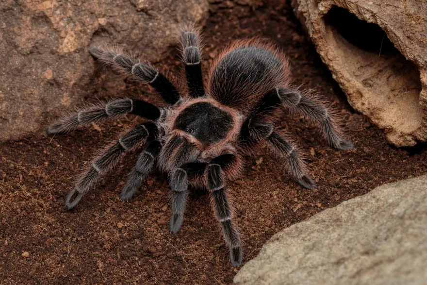 Brasilianische Rote Vogelspinne, Nhandu carapoensis