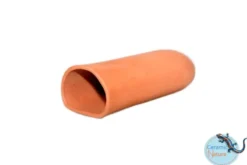 CeramicNature Höhle rund, medium – rot, ca. 12 × 5 × 4 cm