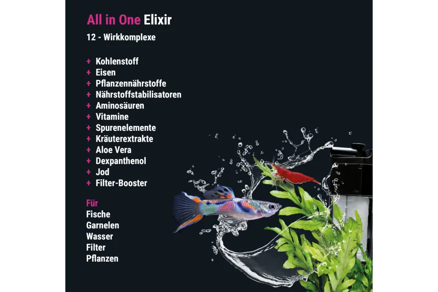 Dennerle All in One! Elixier, Komplettpflegemittel, 500 ml
