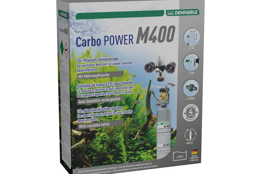 Dennerle CO² -Set Mehrweg 300 Quantum / Carbo POWER M400 (Auslaufartikel)