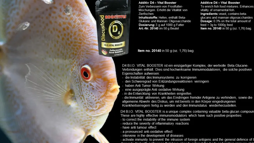 Discusfood Additives D4 B.I.O. Vital Booster, 50 g