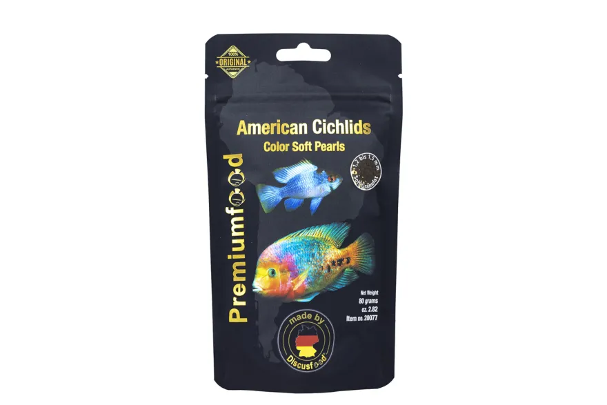 Discusfood American Cichlid Color Pearls Soft, 80 g