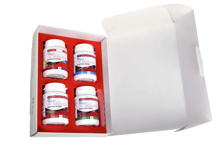Dr. Bassleer Biofish Food Foodbox M, 4x60 g Granulat