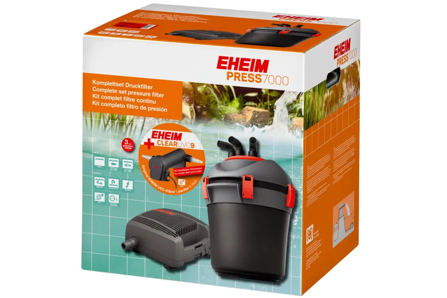 Eheim Press7000, Teich-Druckfilterset inkl. UVC-Klärer