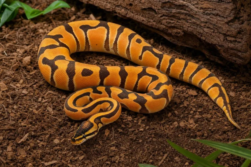 Enchi-Orange-Dream-Königspython, Python regius