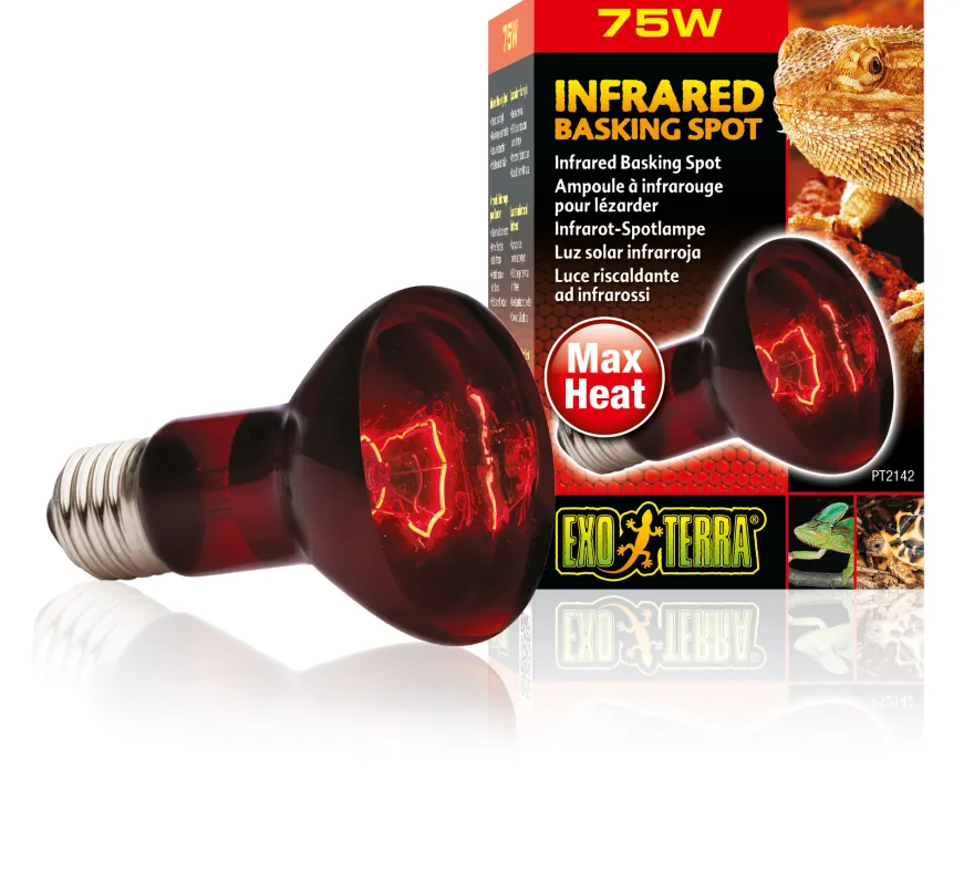 Exo Terra Infrarot-Spotlampe Heat GL R20/75 W