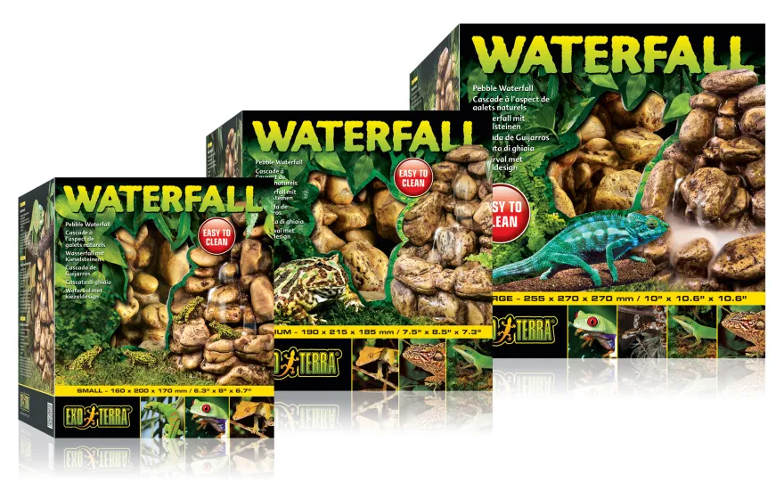 Exo Terra Wasserfall Kiesel klein inkl. Pumpe
