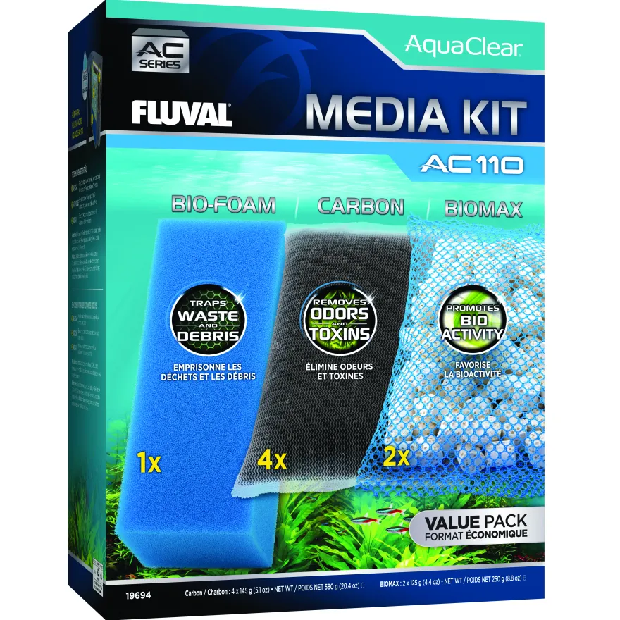 Fluval AC110 Filtermedien-Set