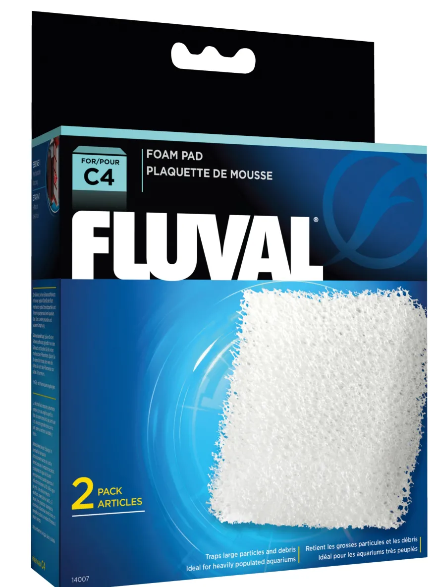 Fluval C4 Schaumstoffpatrone 2er-Pack