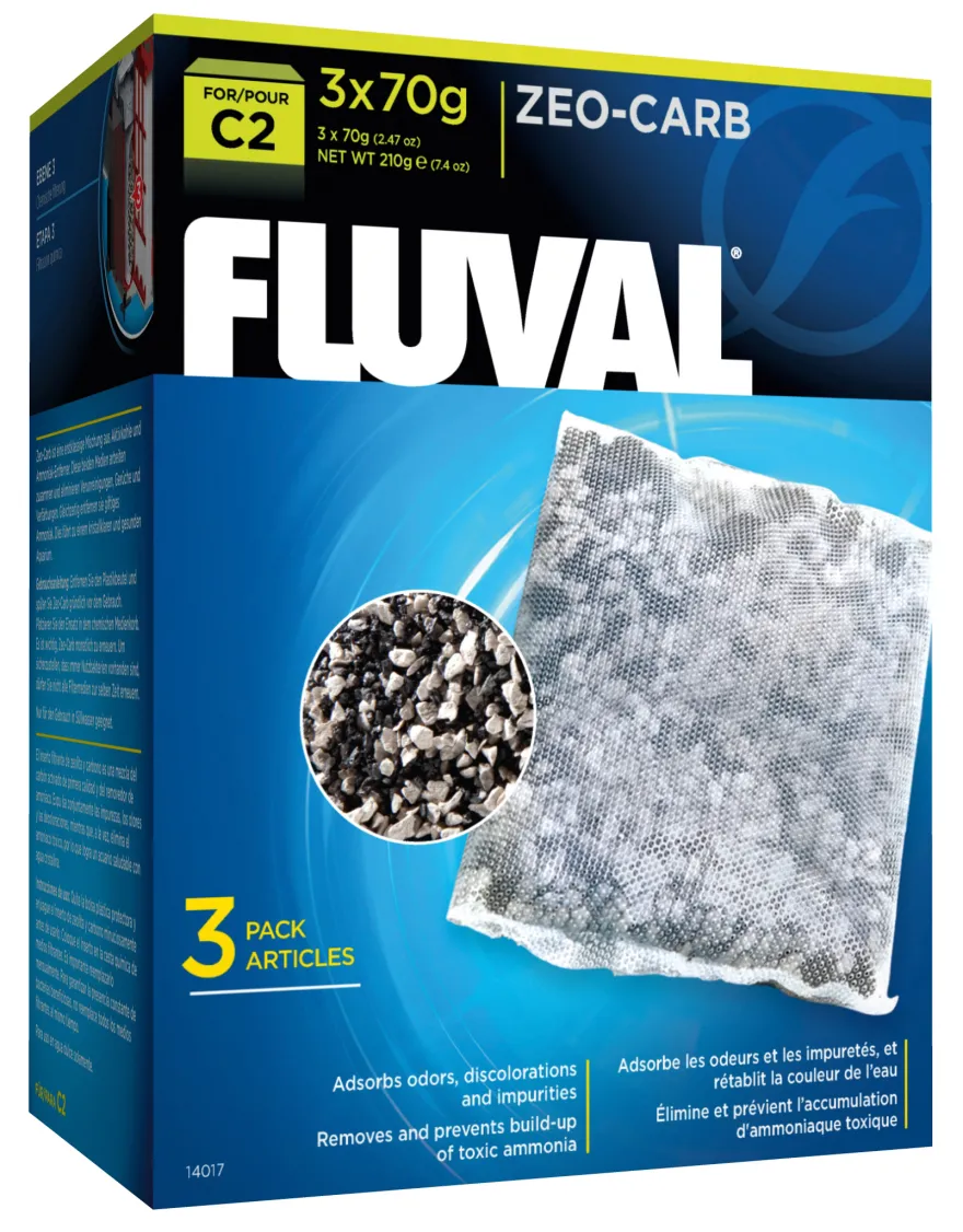 Fluval C2 Zeo-Carb 3x70 g