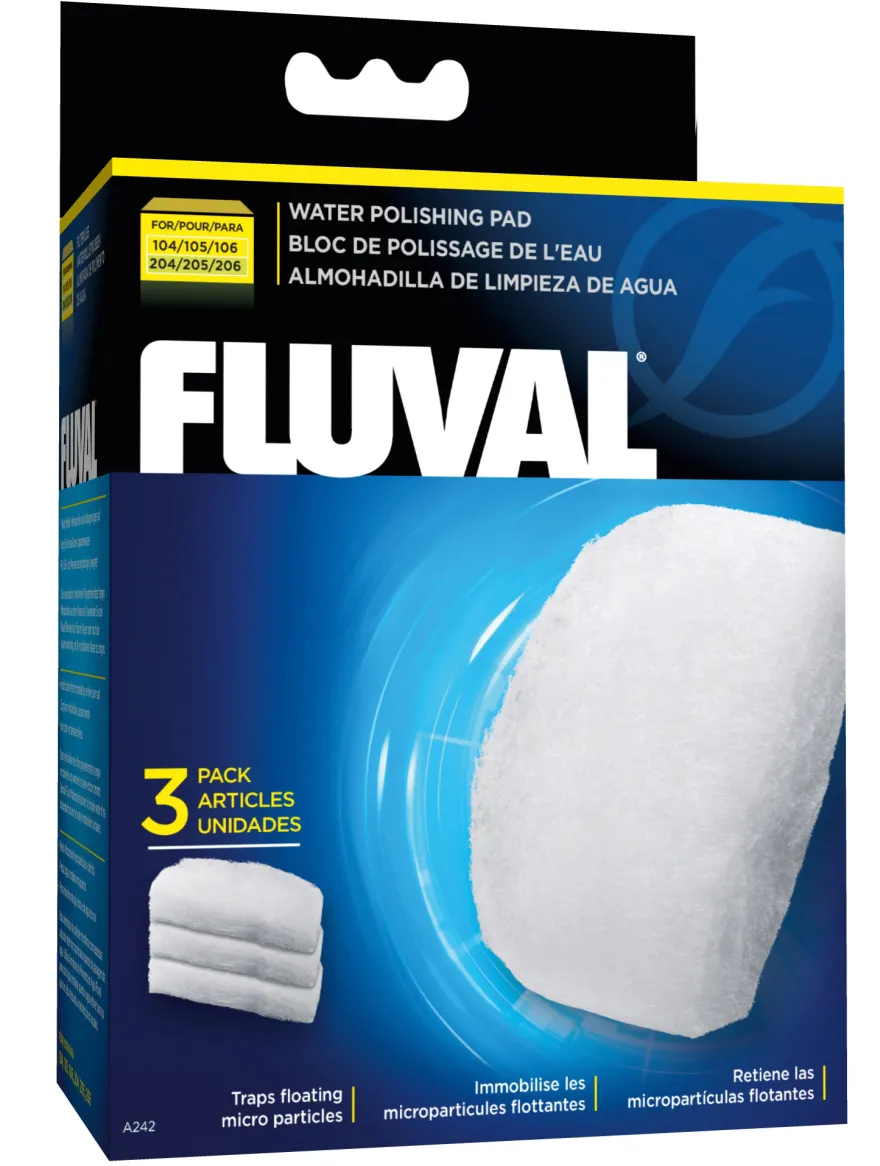 Fluval FeinFi.pads 3er-P f.FL104/105+204/205