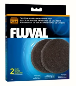 Fluval FX5/6 Kohle/Filterschwamm 2er-Pack