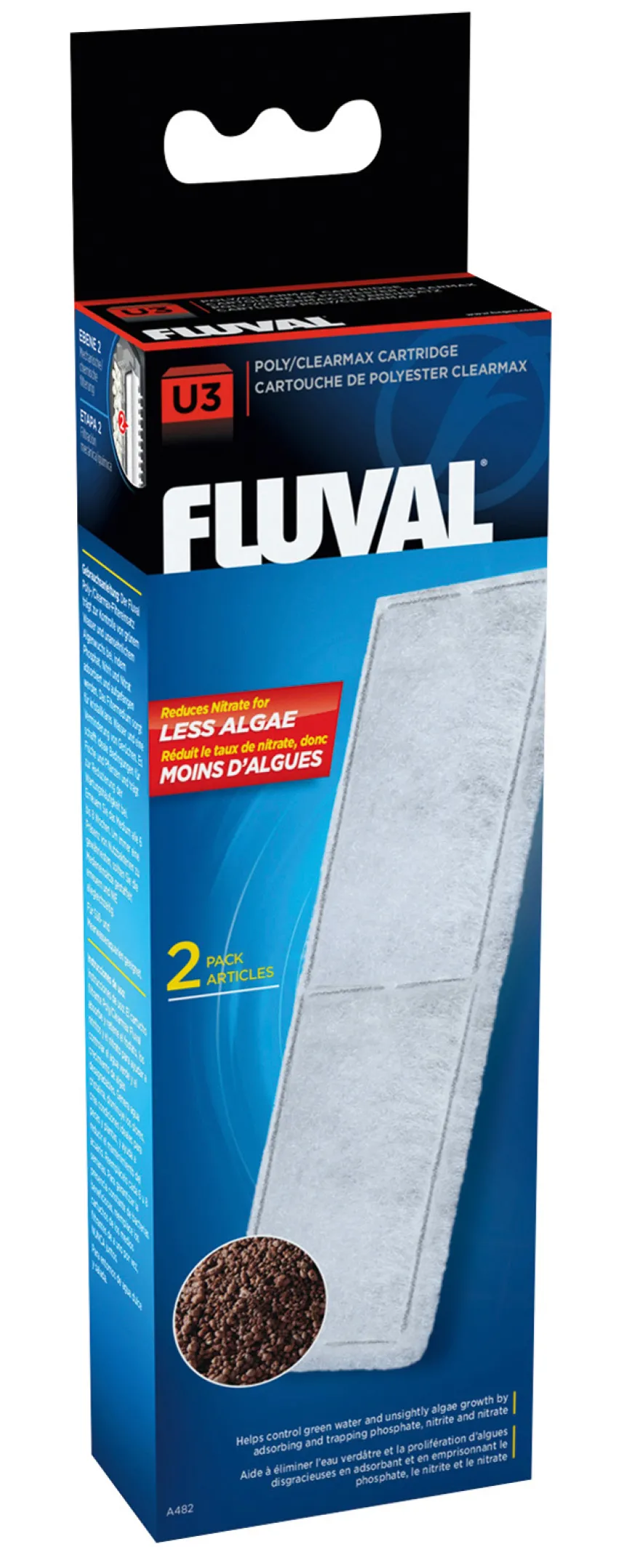 Fluval U3 Clearmax Filtereinsatz 2er-Pack