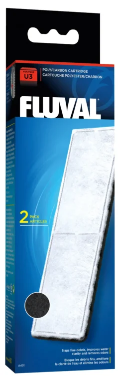 Fluval U3 Poly-Aktivkohle Filtereinsatz