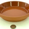 Futterschale glasiert 19,9 x 4,0 cm (Ø18 cm innen)
