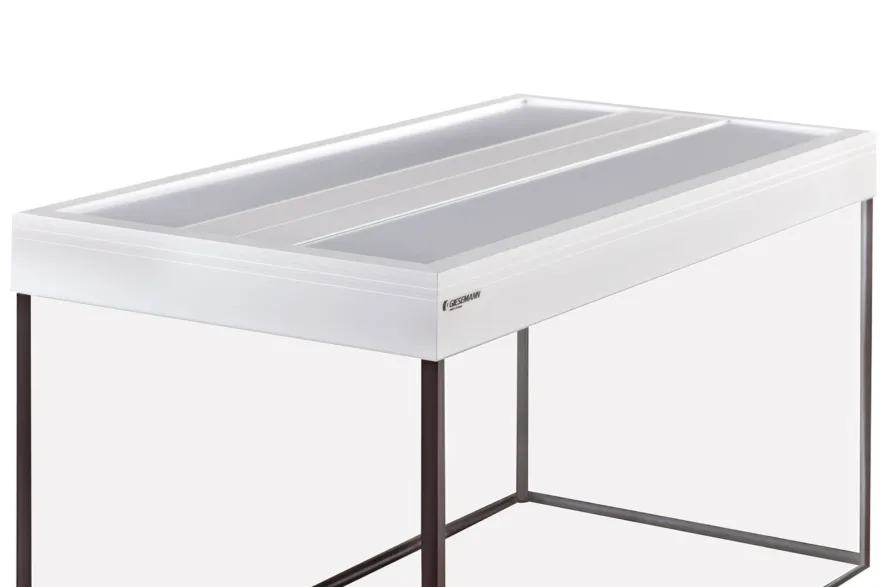 Giesemann Aquarienabdeckung Sphera T5 marine 80 x 40 cm mit RAZOR 2 x 24 W