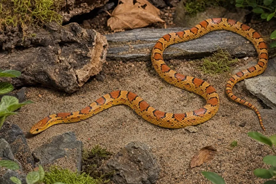 Golddust-Kornnatter, Pantherophis guttatus
