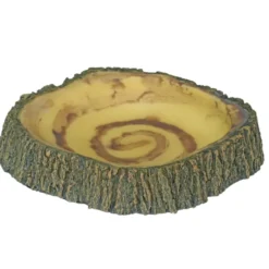 Hobby Bark Bowl 2, Futternapf in Rindenoptik, 17 x 15,5 x 3,5 cm