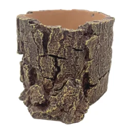 Hobby Forest Stump, Trinkschale und Pflanztopf, 14 x 12,5 x 10 cm