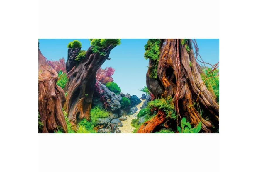Hobby Fotorückwandzuschnitt Green Dream/Wooden Sky, 120 cm x 50 cm