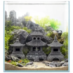 Hobby Maso Temple, Aquarium-Deko, 11 x 11 x 16 cm