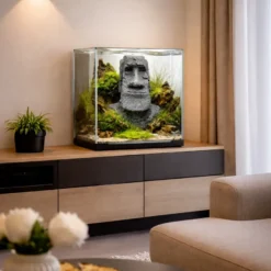 Hobby Moai Ora 2, Aquarium-Deko, 15 x 12 x 22 cm