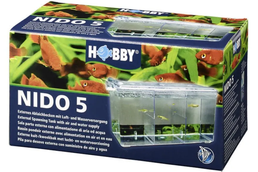 Hobby Nido 5, externer Ablaichbehälter mit Sauerstoffversorgung