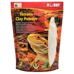 Hobby Terrano Clay Powder weiß, Lehmpulver für Terrarienboden, 1,3 kg
