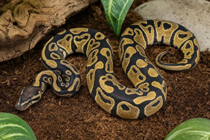 Hurricane-Königspython, Python regius