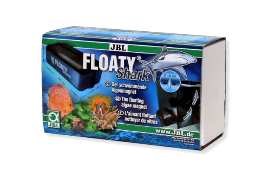 JBL Floaty Shark, Algenmagnet bis 30 mm Glasstärke