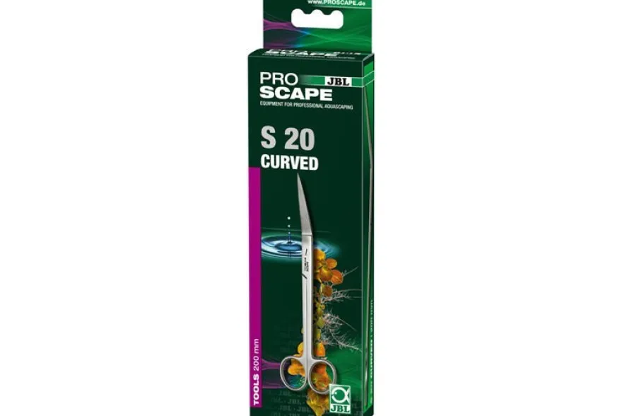 JBL ProScape Tool S 20 curved, gebogene Pflanzenschere 20 cm