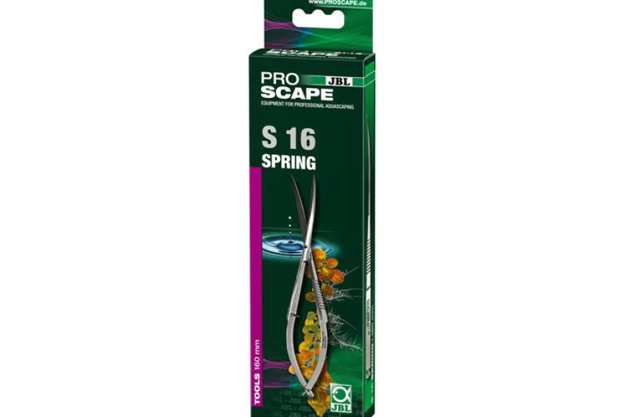 JBL ProScape Tool S spring, Selbstöffnende Pflanzenpflegeschere 16 cm