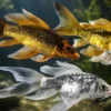 Koi Butterfly Kabuto, Cyprinus carpio, 16-18 cm Farbmix