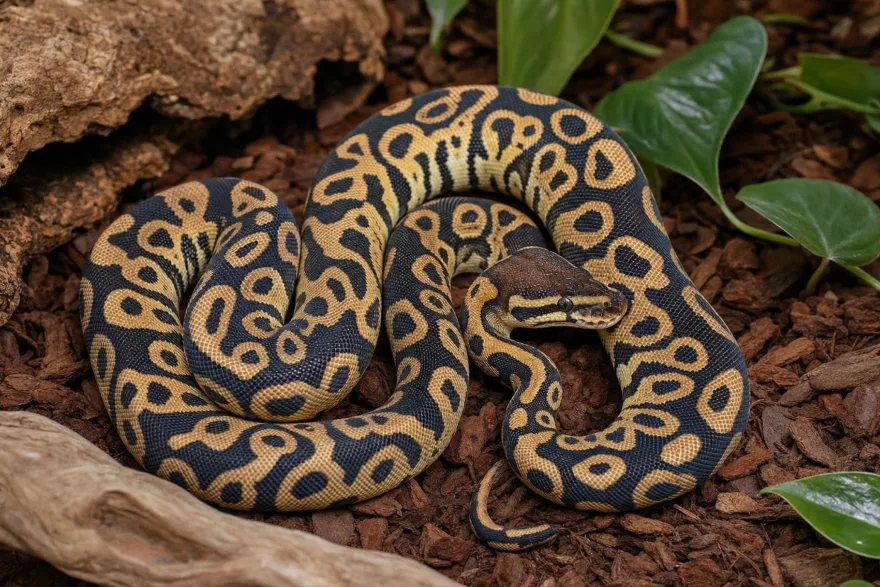 Leopard-Trick-Königspython, Python regius
