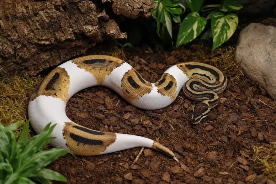 Lesser-Pied-Königspython, Python regius