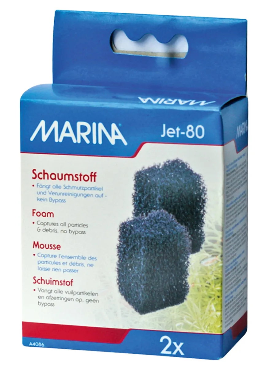 Marina Jet 80 Ersatzschwammfilter 2er-Pack