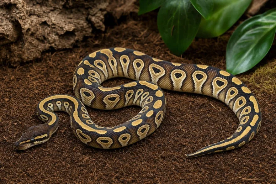 Mojave-Königspython, Python regius