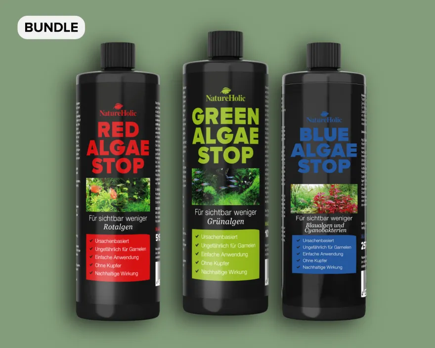 NatureHolic Algen Sorglospaket, für ein algenfreies Aquarium