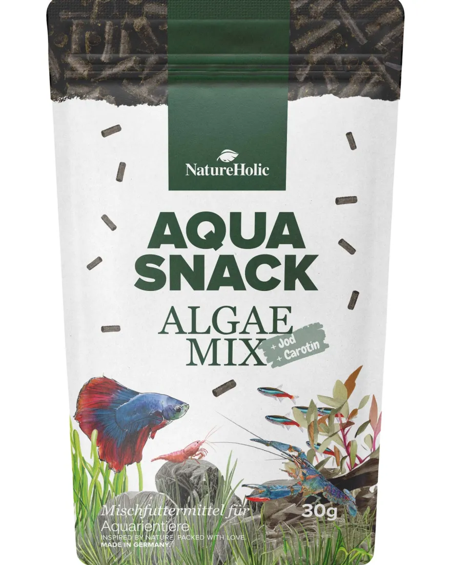 NatureHolic AquaSnack AlgaeMix Sticks, Futtersticks, 30 g