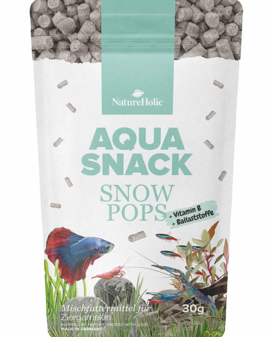 NatureHolic AquaSnack Snow Pops, Futter Sticks, 30 g