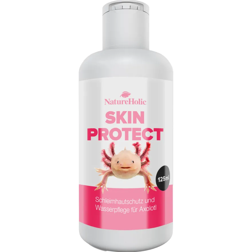 NatureHolic Axolotl Pflege-Set, Wasserpflege, Schleimhautschutz & Spezialfutter