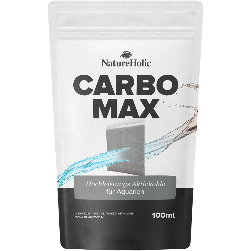 NatureHolic Carbo Max, Aktivkohle fürs Aquarium, 100 ml