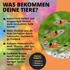 NatureHolic Color Feed, Nanofischfutter zur Farbverstärkung, 30 g