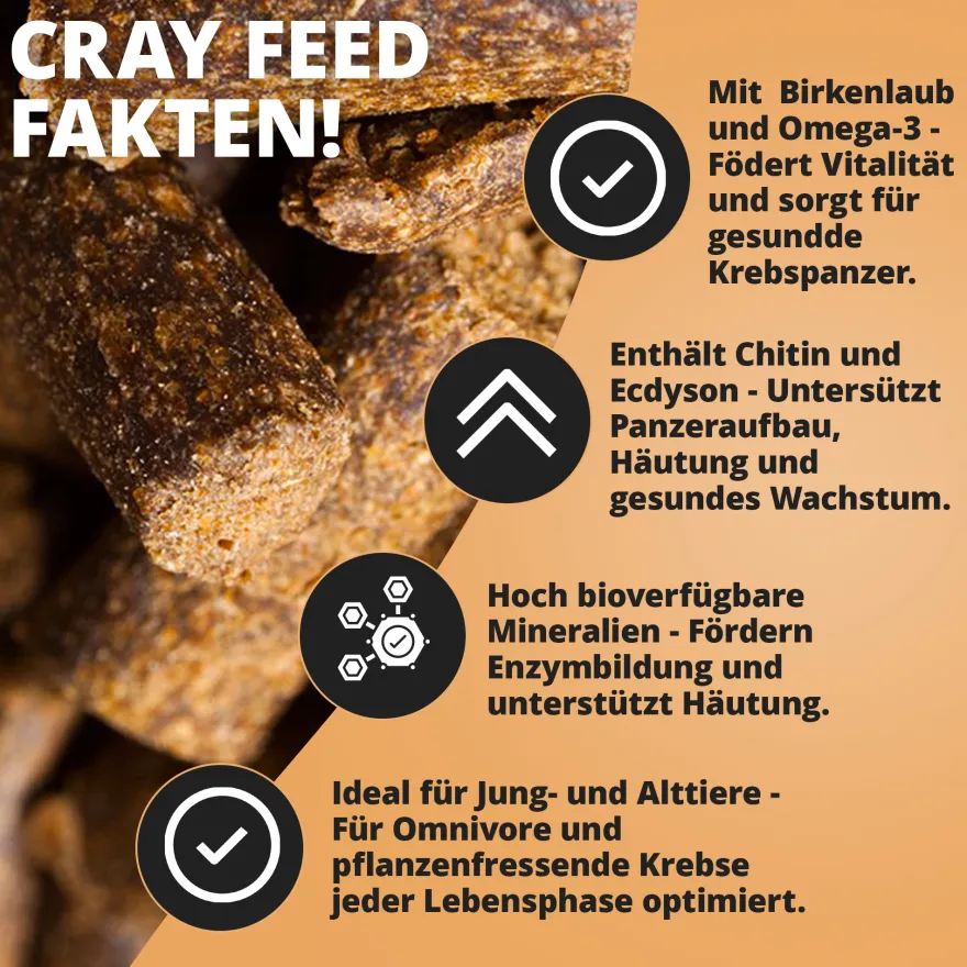 NatureHolic Crayfeed, Krebsfutter, 30g