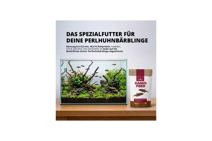 NatureHolic DanioFeed – Spezialfutter für kleine Danio-Arten – 30 g