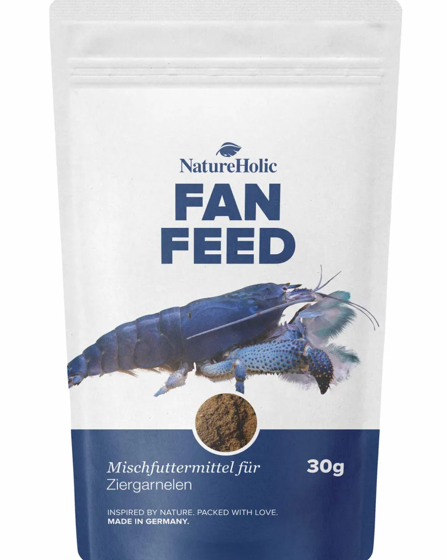 NatureHolic Fanfeed, Fächergarnelen Futter, 30 g