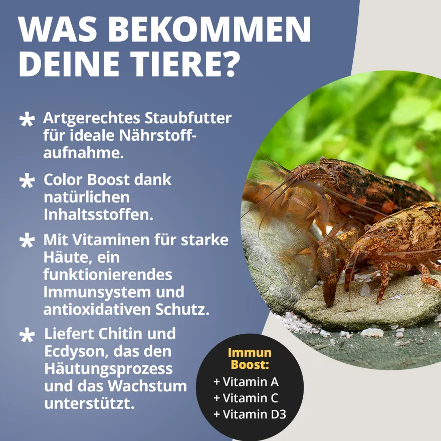 NatureHolic Fanfeed, Fächergarnelen Futter, 30 g